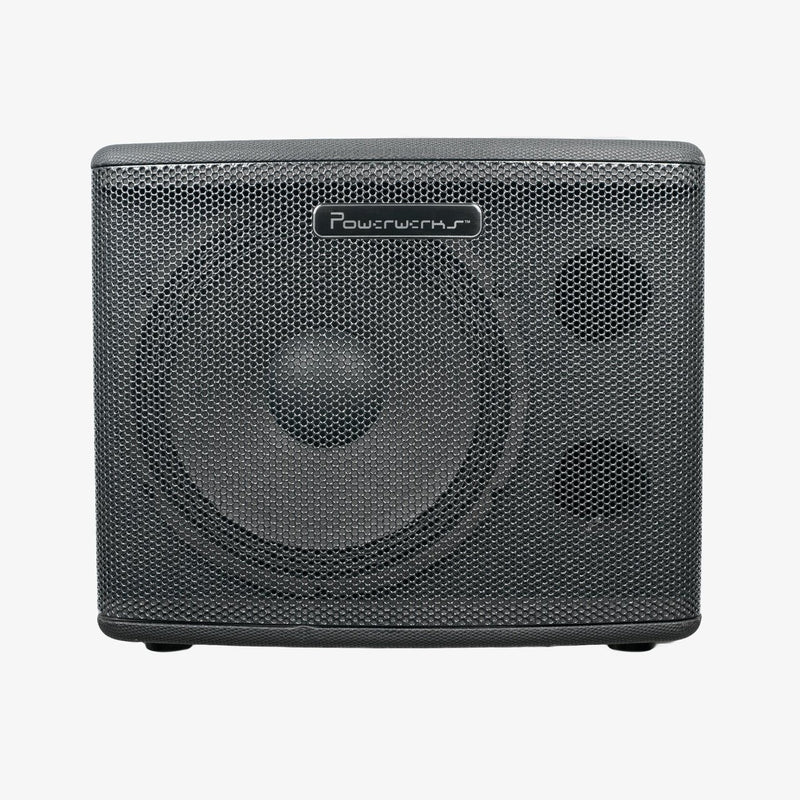 PowerWerks 200 Watts 1x12 Contoured Edge Powered Subwoofer - PW112SUB