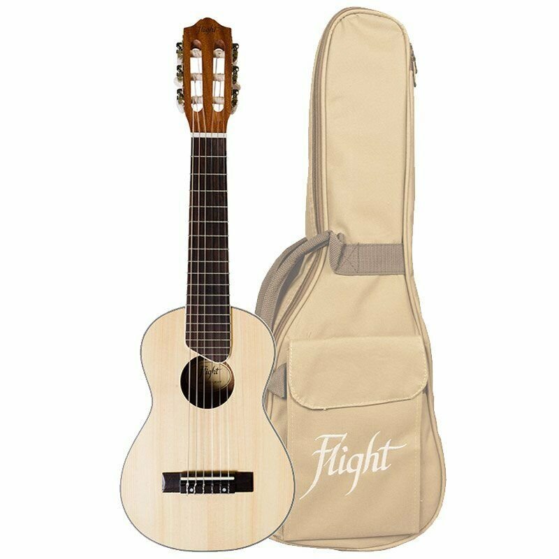 Flight 6-String Ukulele Hybrid Guitarlele - Spruce & Sapele - Open Box