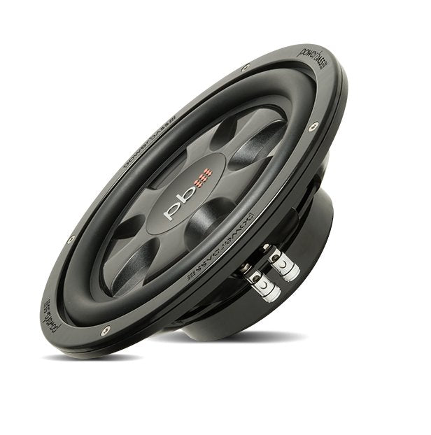 Powerbass S-10TD 10” Dual 4-Ohm 275W RMS Shallow Mount Subwoofer