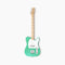 Loog Guitars Children's Fender X Loog 3-String Stratocaster - Green - LGPROEFTG