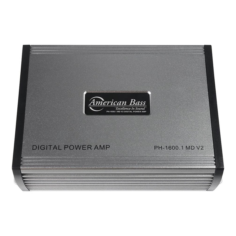 American Bass Amp D Class 1 Ohm Stable 1600 Watts Max PH-1600.1 MD V2