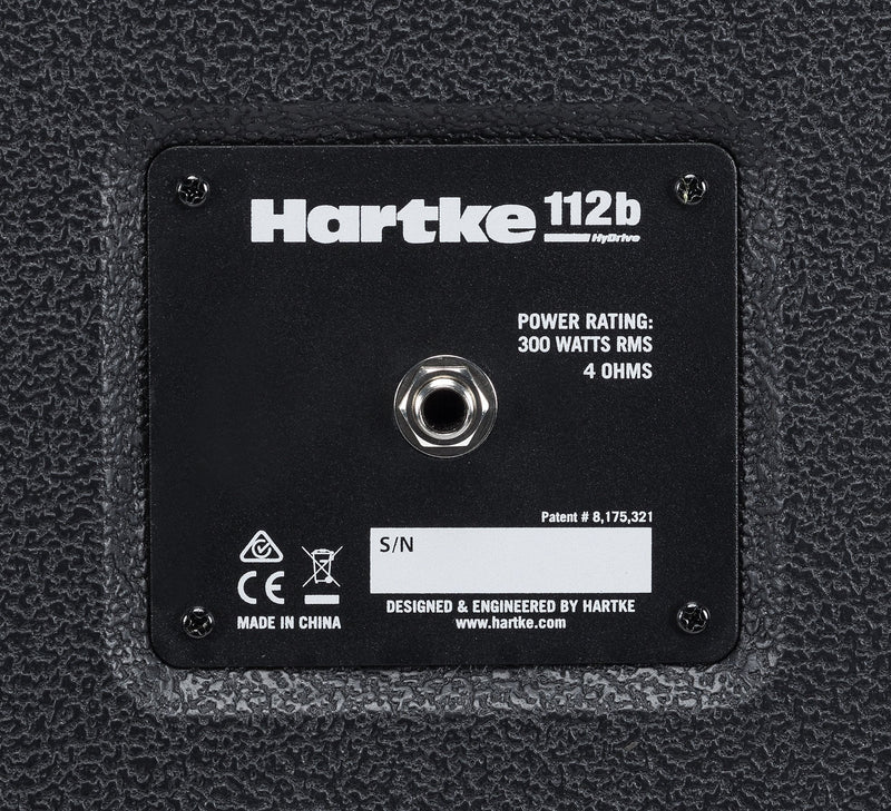 Hartke HyDrive 112b 1 x 12″ 300-Watt Bass Cabinet with Black Grille - HCH112B