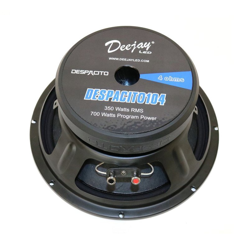 Deejay LED DESPACITO104 10" 650 Watt 4 Ohm Midbass Speaker