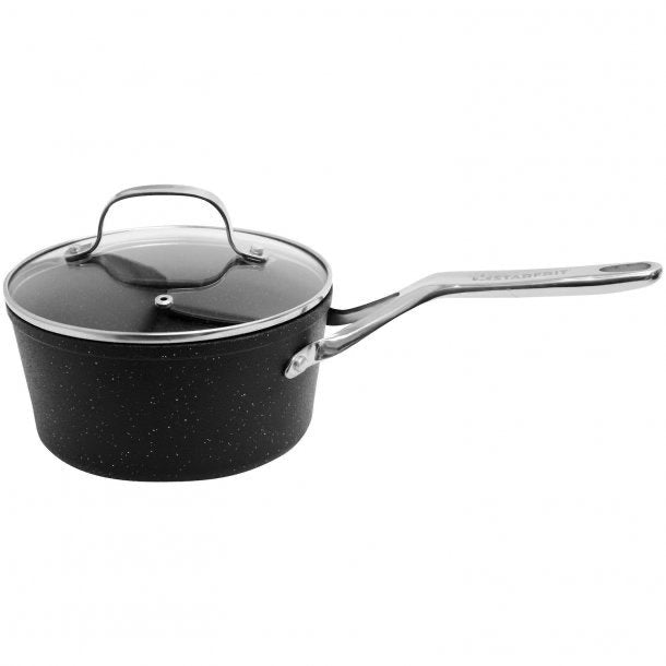 The Rock by Starfrit 10-Piece Cookware Set with Stainless Steel Handles