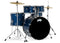 PDP Center Stage 5-Piece Full Drum Kit - 10/12/12/22/14 - Royal Blue Sparkle