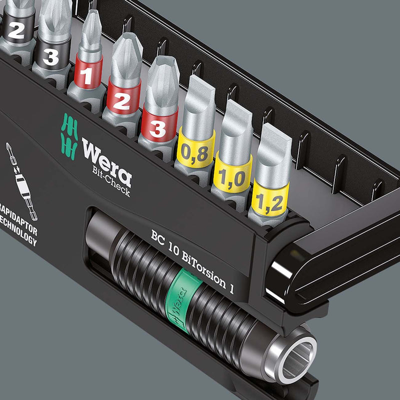 Wera Bit-Check 30 "Impact Ready" Diamond Coated Tips (30-Piece Set)