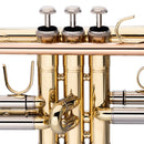 Stagg Bb Trumpet - ML-Bore Leadpipe in Gold Brass w/ Soft Case