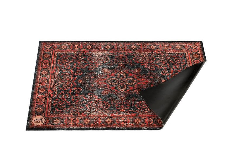 Drum N Base 4.26' X 3’ Vintage Persian Style Stage Rug - Black Red - VP130-RBL