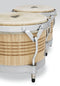 Latin Percussion Matador 7 1/4” & 8 5/8” Bongos - Natural w/ Chrome - M201-AWC