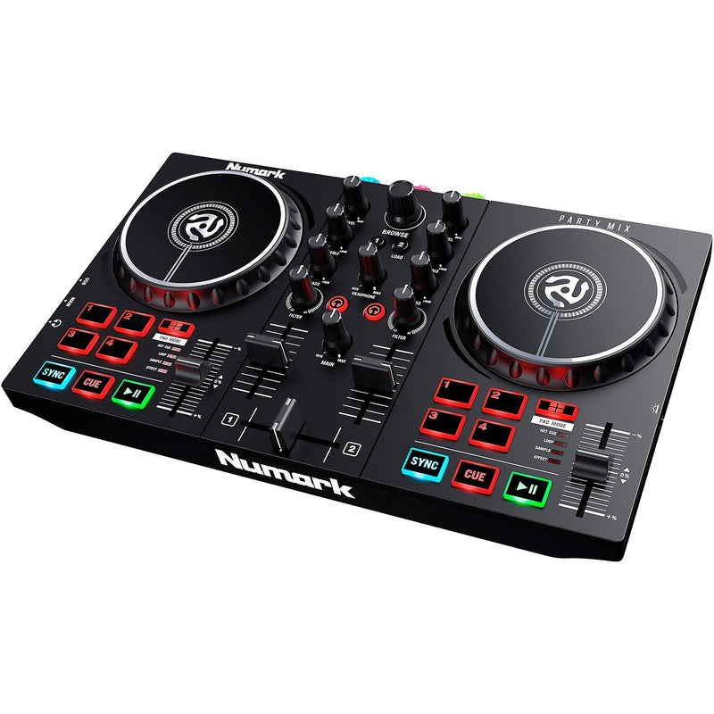 Numark Party Mix II DJ Controller with Built-In Light Show - PARTYMIXII