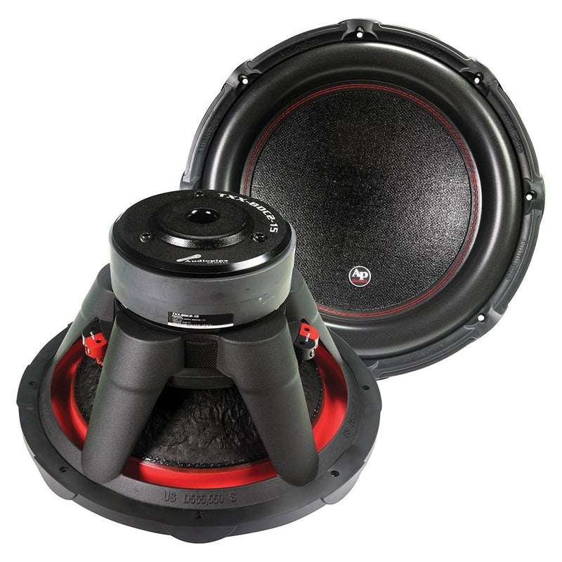 Audiopipe 15" Woofer 1800W Max 4 Ohm DVC TXX-BDC2-15