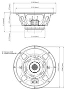 Eighteen Sound 10NMB420 High Output Transducer 10" Speaker - Single - 18 Sound