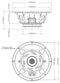 Eighteen Sound 10NMB420 High Output Transducer 10" Speaker - Single - 18 Sound