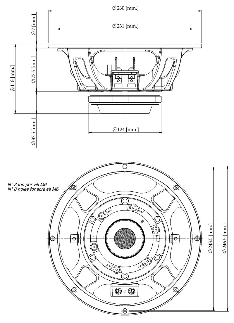 Eighteen Sound 10NMB420 High Output Transducer 10" Speaker - Single - 18 Sound