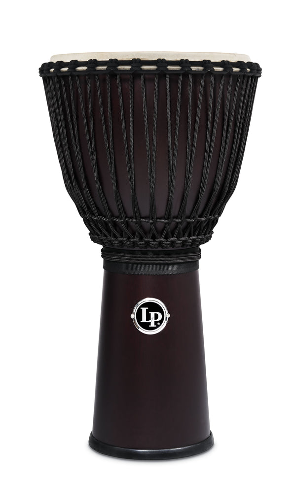 Latin Percussion 12 1/2" Rope Tuned Siam Walnut Djembe - LP799-DW