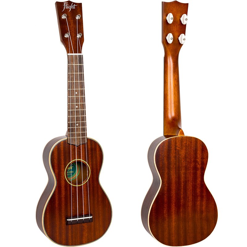 Flight All-solid Mahogany Soprano Ukulele - MUS-2