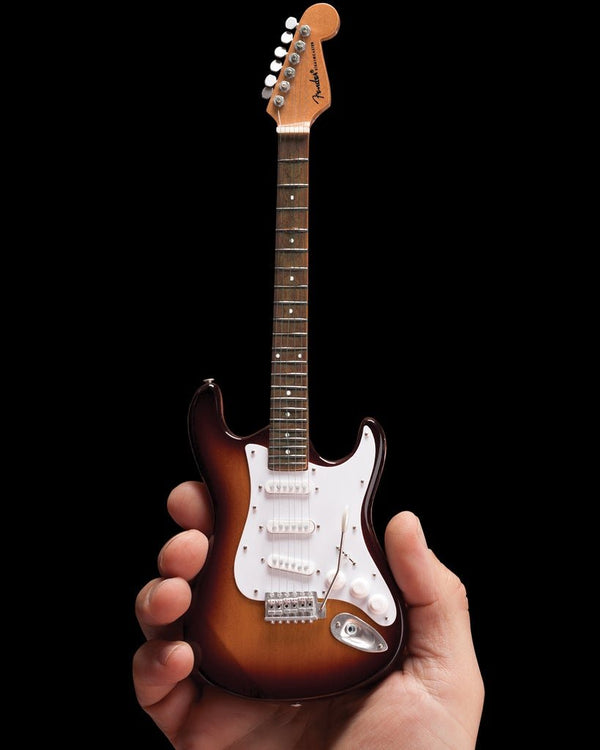 Axe Heaven Fender Stratocaster Classic Sunburst Mini Guitar Replica - FS-001