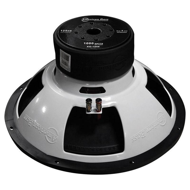 American Bass 15" Woofer 500W RMS/1000W Max Dual 4 Ohm Voice Coils XO1544