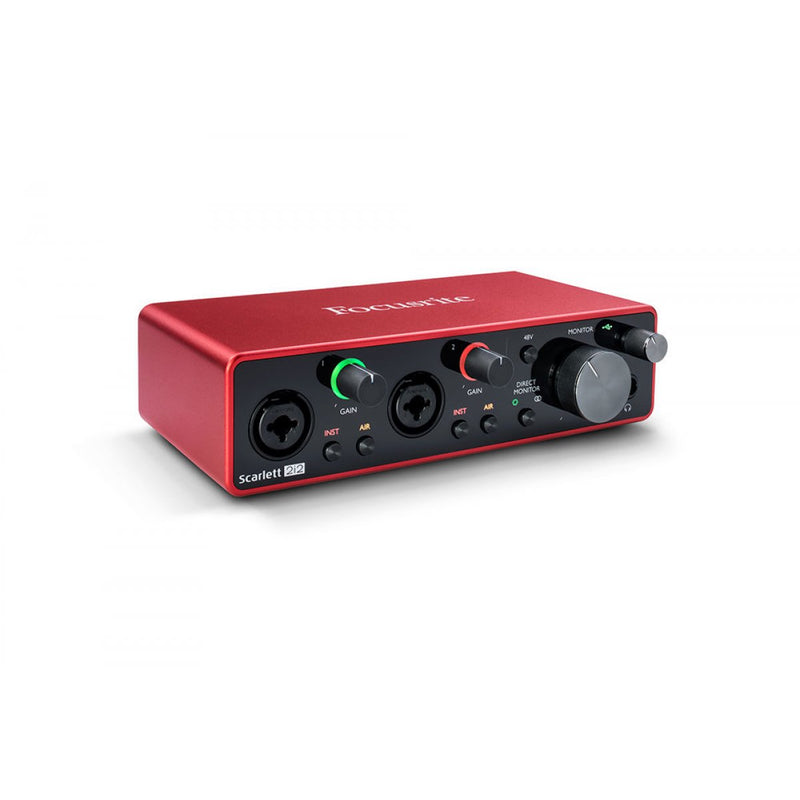 Focusrite Scarlett 2i2 Studio 3rd Gen USB Audio Interface with Software Bundle