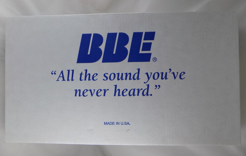 BBE 362SW Sonic Maximizer w/ Subwoofer Control MINT & Made in USA