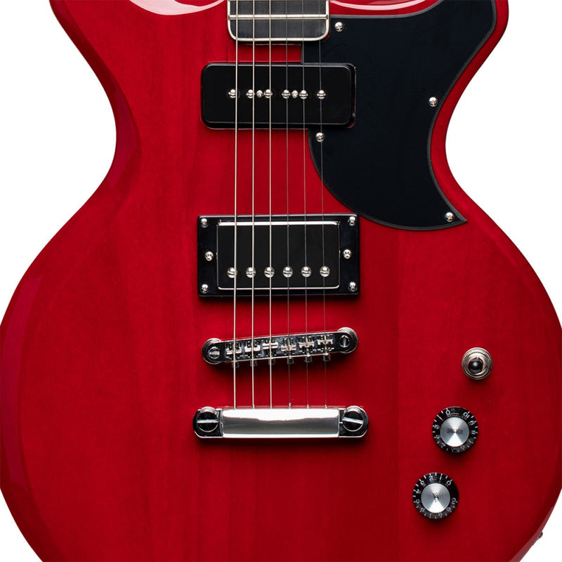 Stagg Silveray Series Double Cutaway Electric Guitar - Trans Cherry - SVY DC TCH