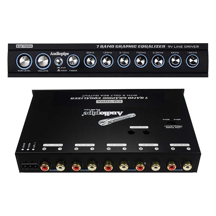 Audiopipe 7 Band Equalizer EQ709X