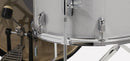 PDP Center Stage 5-Piece Full Drum Kit - 10/12/12/22/14 - Diamond White Sparkle