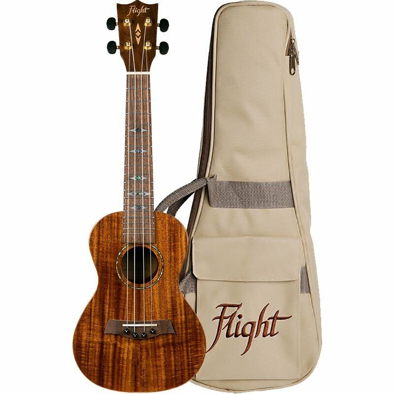 Flight Glossy Acacia Concert Ukulele Supernatural Series – DUC445 - New Open Box