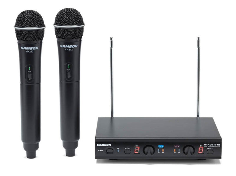 Samson Dual-Channel Handheld VHF Wireless Microphone System E Band - SWS212HH-E