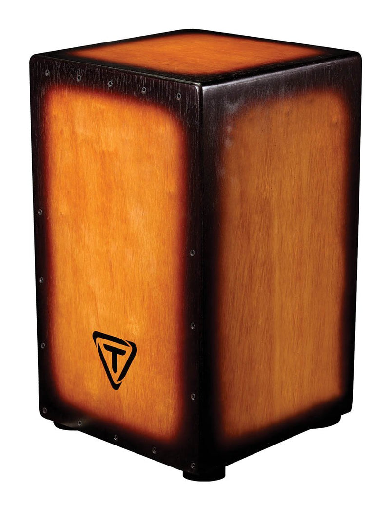 Tycoon 29 Series Siam Oak Cajon with Sunburst Birch Front Plate - TK-29SBB