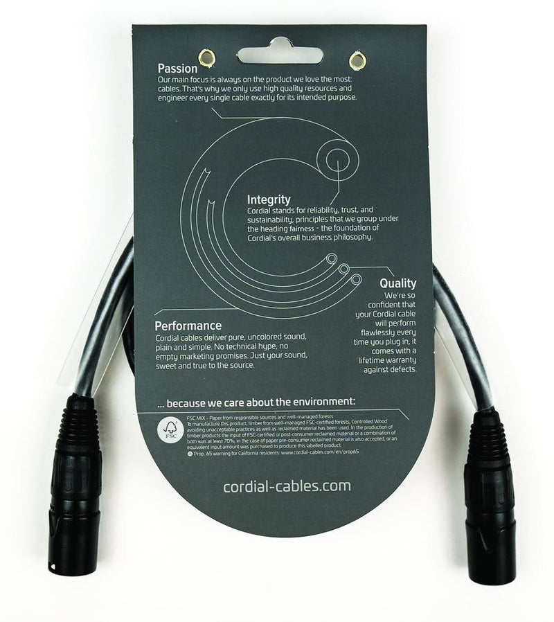 Cordial 1.6' CAT5 Data Cable w/ Neutrik etherCon Metal Connectors - CSE0.5NN5