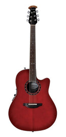 Ovation Pro Series Standard Balladeer Acoustic Electric Guitar - Cherry Burst