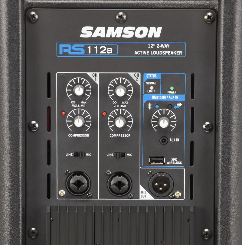 Samson 400 Watt 2-Way Active Loudspeakers - RS112A