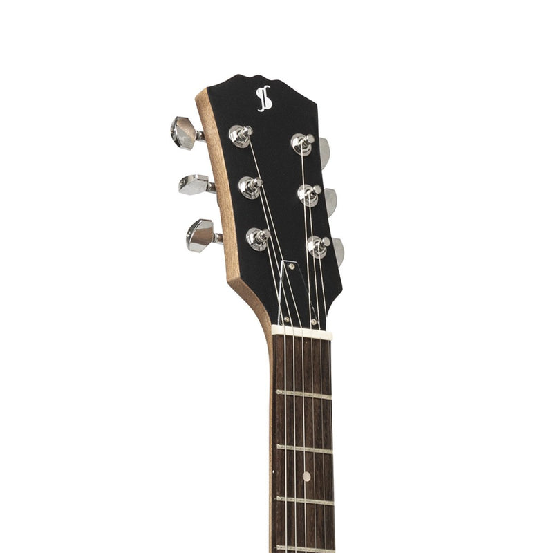 Stagg Standard Series Flat Top Electric Guitar - Cherry - Left Hand