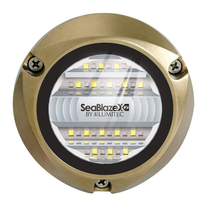 Lumitec SeaBlazeX2 LED Underwater Light - Dual Color - White/Blue