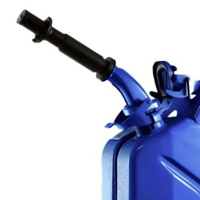 Wavian 20 Litre Steel Jerrycan and Spout System Blue JC0020BLUE