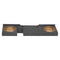 QPower Ford F-150 Super Crew '04-08 Dual 12 Sealed Empty Woofer Box BQFORD122004