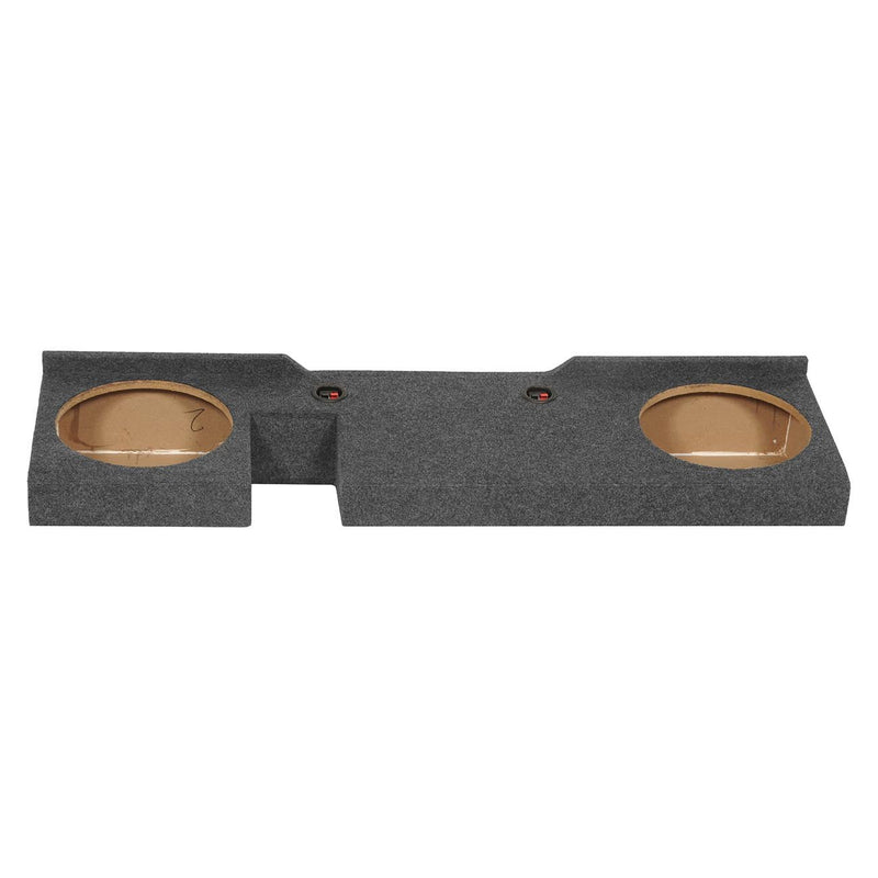 QPower Ford F-150 Super Crew '04-08 Dual 12 Sealed Empty Woofer Box BQFORD122004