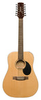 Jasmine Dreadnought 12 String Acoustic Guitar - Natural - JD36-12