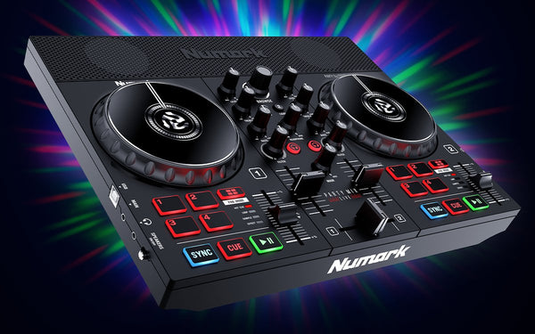 Numark Party Mix Live DJ Controller w/ Built-In Light Show & Speakers