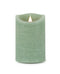 Green Simplux LED Designer Wax Candle with Remote (Set of 2)