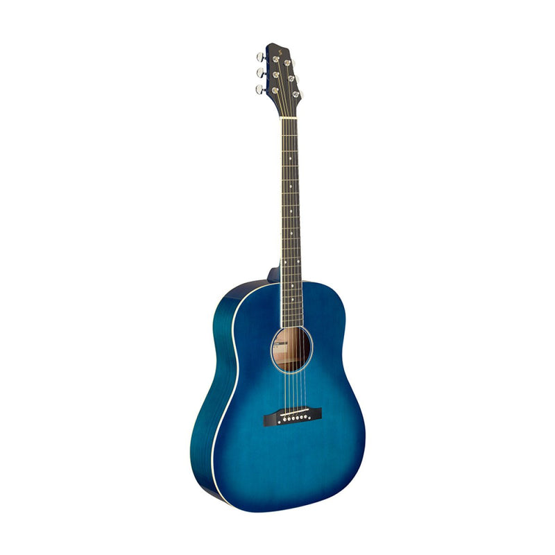 Stagg Slope Shoulder Dreadnought Acoustic Guitar - Blue - SA35 DS-TB