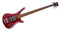 Warwick RockBass Corvette $$ 4-String Bass - Burgundy Red Transparent Satin