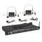 Pyle Pro 4-Microphone VHF Wireless Rack-Mount Microphone System - PDWM4300