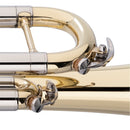 Stagg Bb Trumpet - ML-Bore Leadpipe in Gold Brass w/ Soft Case