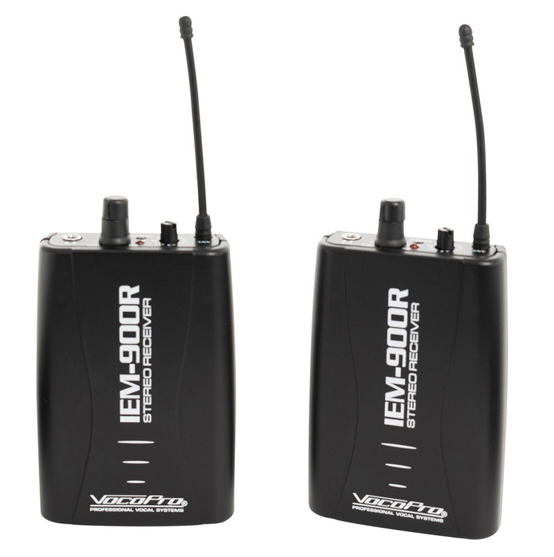 VocoPro Long Range Wireless In-Ear Monitor Package - IEM900BAND2