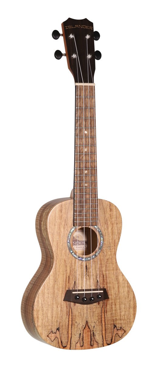 Islander Traditional Concert Ukulele with Spalted Maple Top - MAC-4