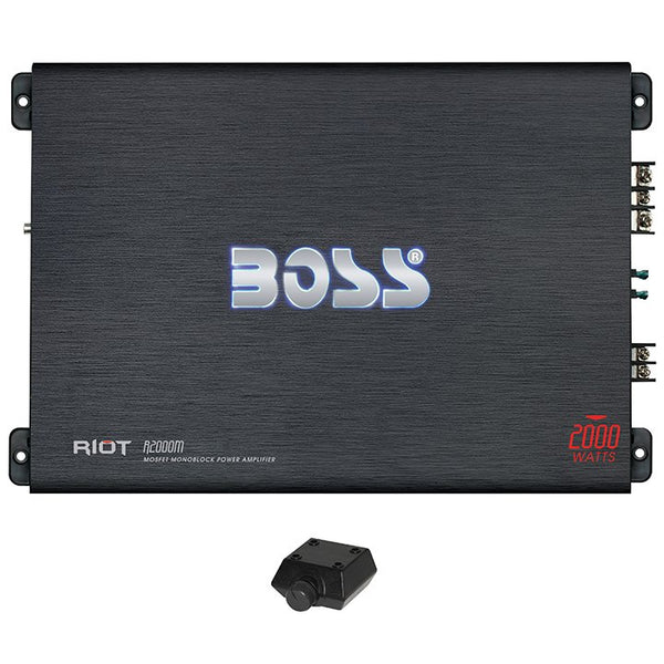 Boss Audio 2000 Watts Monoblock Car Audio Amplifier - R2000M