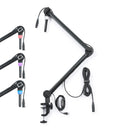 Gator Frameworks Pro Broadcast Boom Mic Stand w/ LED Light - GFWMICBCBM4000