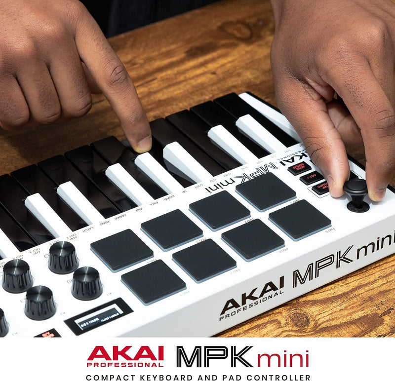 Akai MPK Mini MK3 Special Edition White 25-Key MIDI Controller